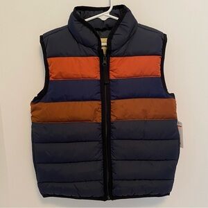 Thereabouts Boys Puffer Vest Outerwear Navy Shadow Size XS (6-7) New With Tag